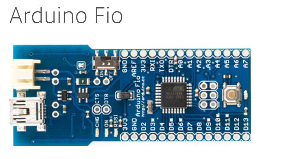 arduino FIO board