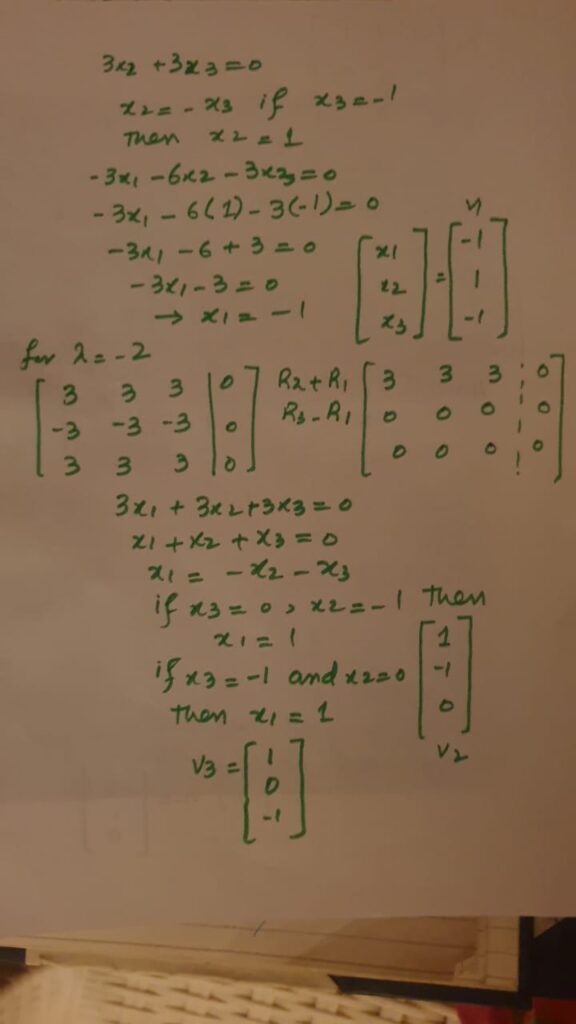 diagonalization of matrix 1 (2)