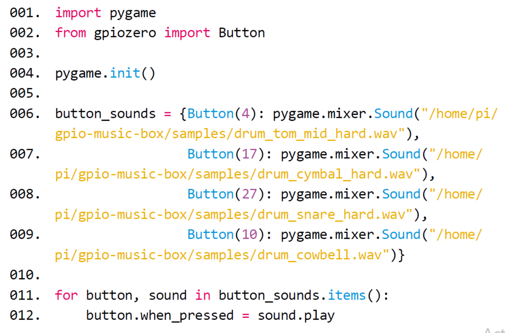 GPIO music Box