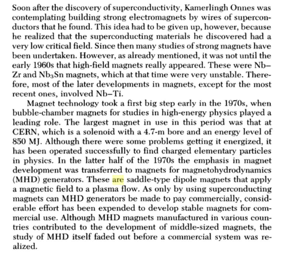 history of superconductors