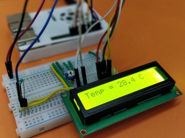 Output of temperature sensor