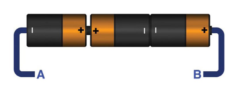 incorrect connections of batteries