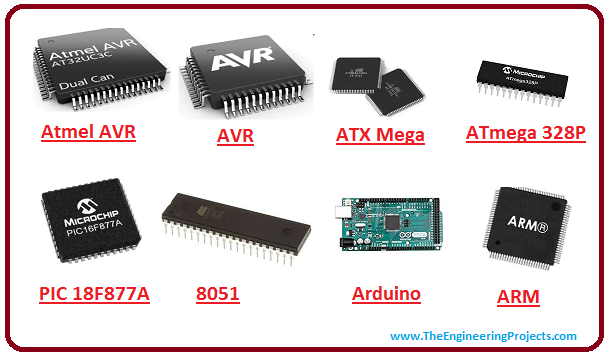 types of microcontroller