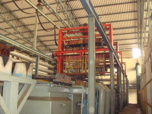 Electroplating plant