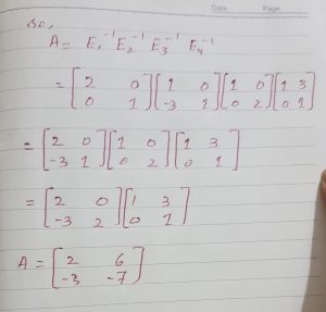 elementary matrices