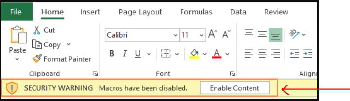 Macros in Excel