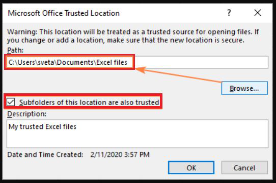 Macros in Excel