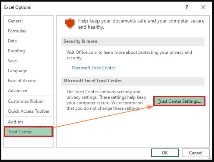 Macros in Excel