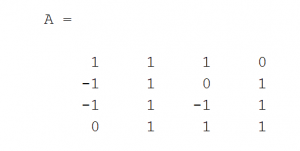 determinant using Gauss Elimination 