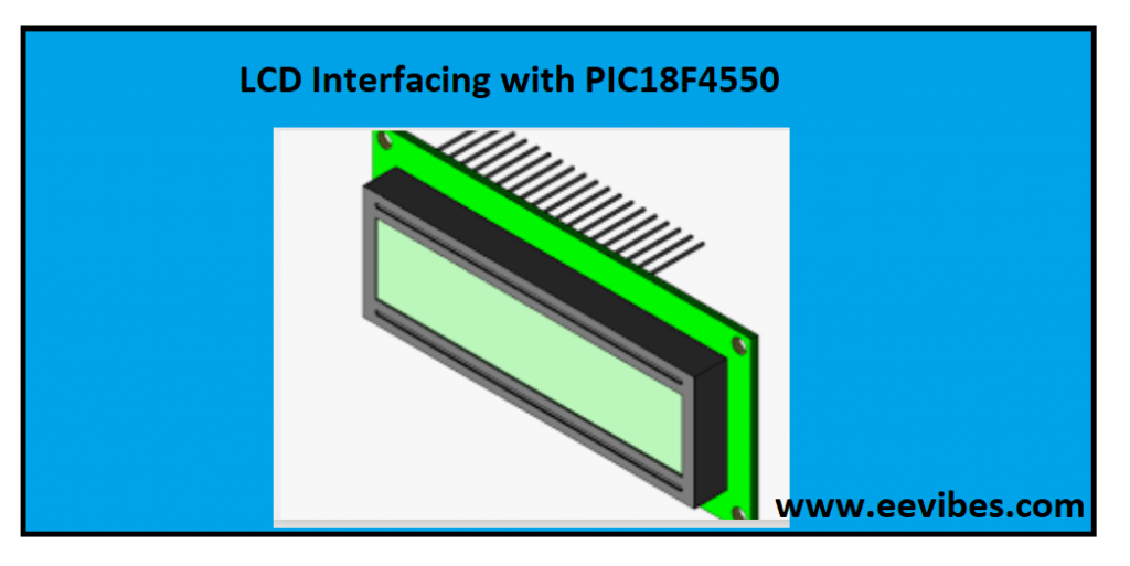 LCD connection with PIC microcontroller