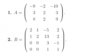 matrix A and B eigen values and eigen vectors using MARLAB