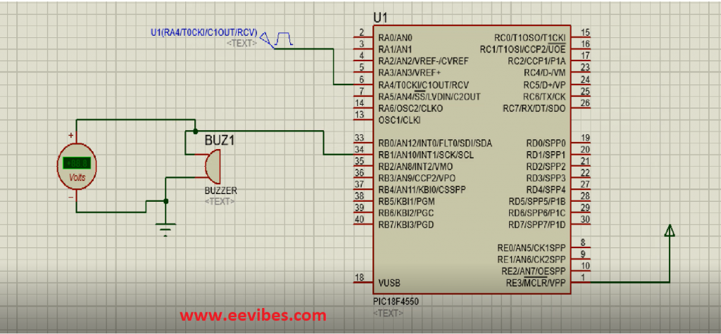 pic18f4550 counter programming on mplab