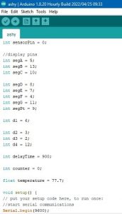 temperature sensor code 1