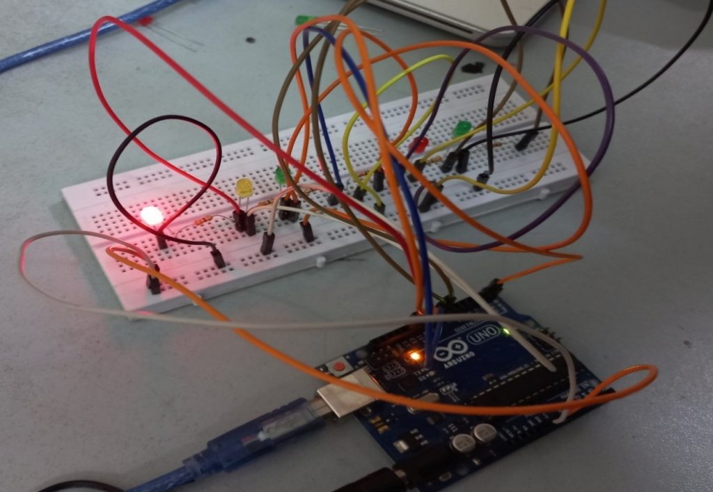 Design Of Traffic Light Control System Using Arduino Ee Vibes 1224