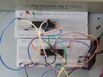 Serial communication project using PIC microcontroller - EE-Vibes
