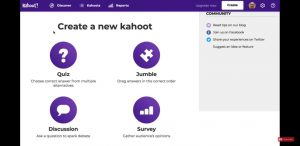 quiz option for kahoot