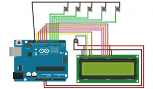 circuit diagram of smart electronic voting machine