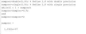 machine epsilon code