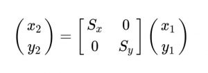 scaling in linear algebra