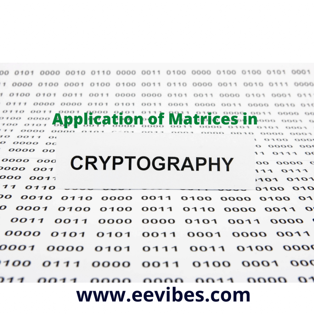 Application of Matrices in cryptography
