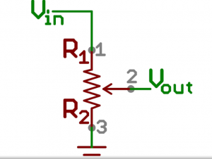 output of voltage divider