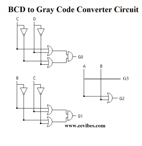 BCD to Gray Code Converter Circuit