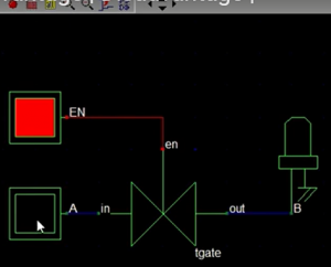 transmission gate with enable input