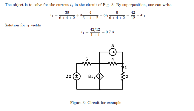 Example 2 for superposition principle