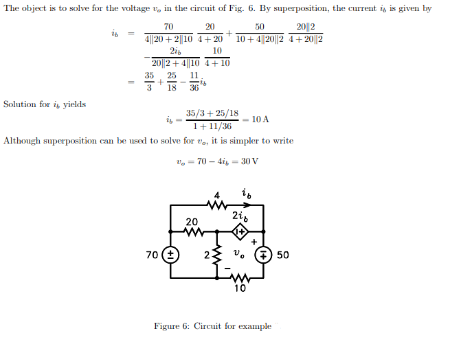 Example 3 for superposition principle