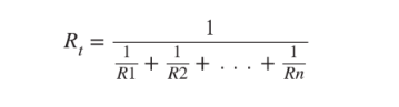 equivalent resistance of parallel network