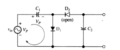 Voltage Doubler during positive half cycle