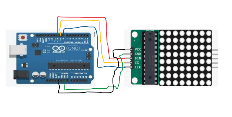 How to Show Display on Dot Matrix using Arduino? - EE-Vibes