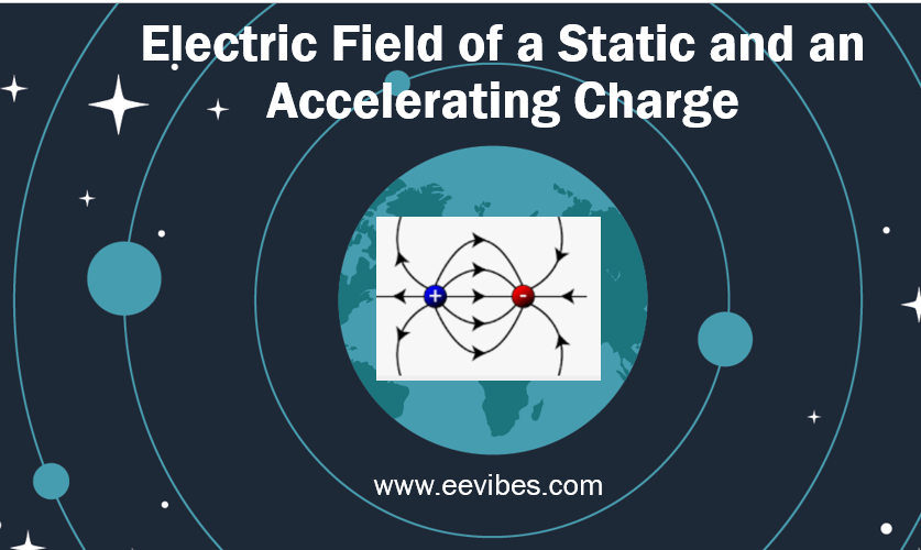 electric field of a static and moving charged particle