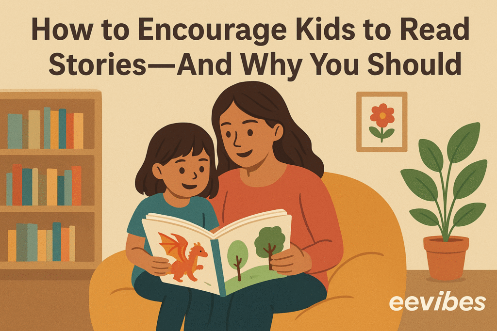 encourage kids to read stories
